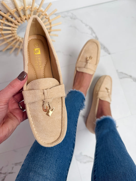 Gaby Beige Loafer