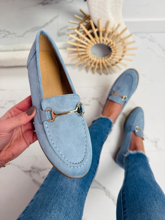 Blue H Loafer
