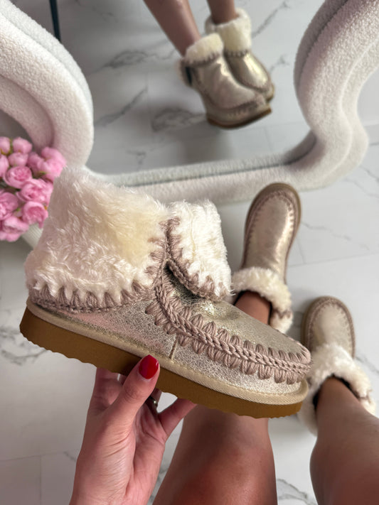 Semy Gold Boots