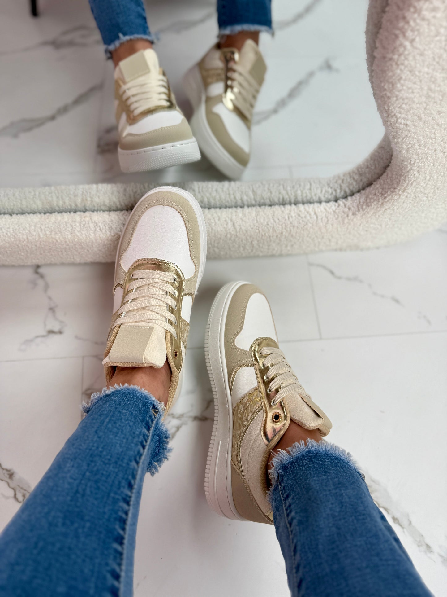Lidya Beige Sneaker