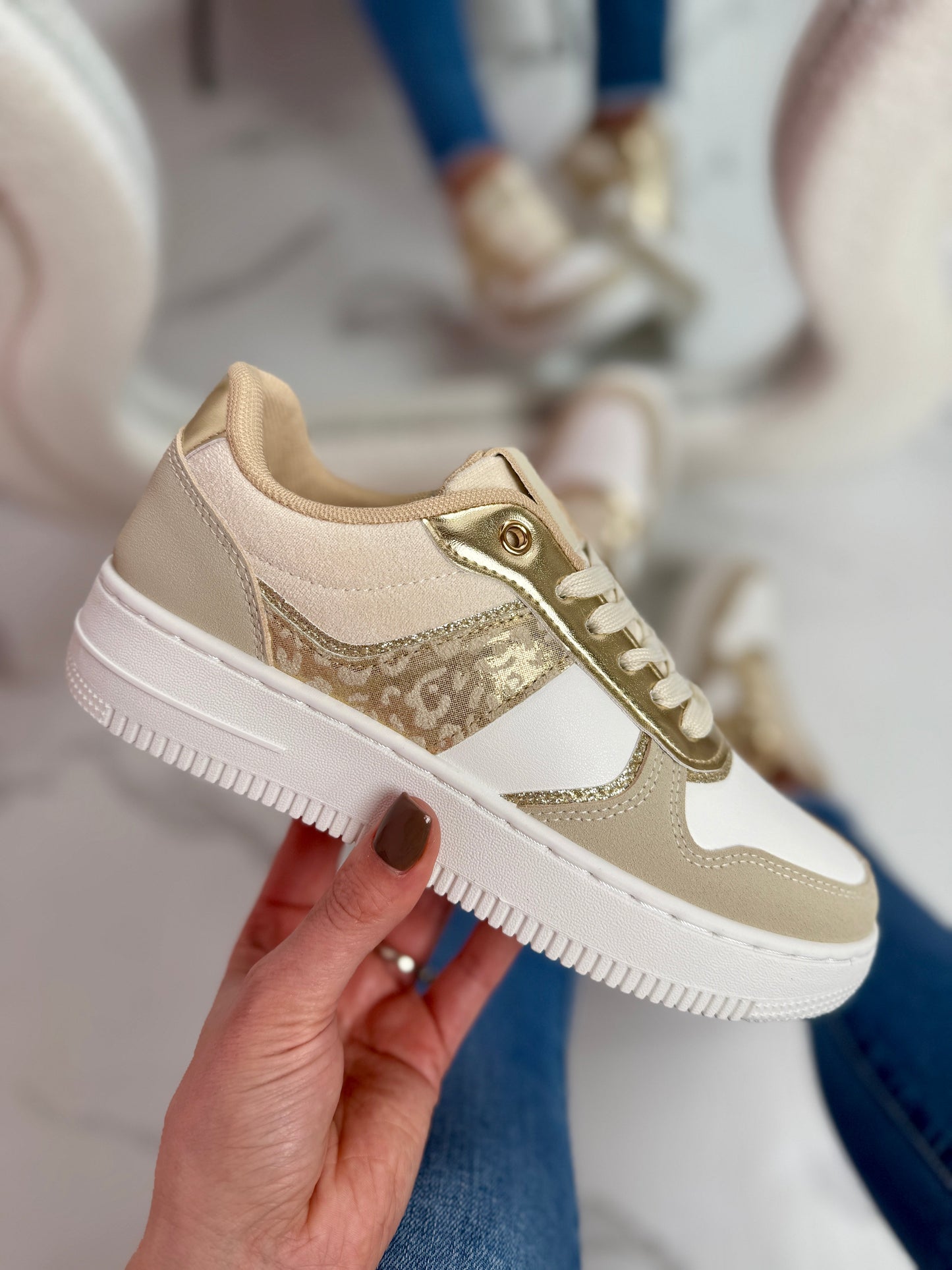 Lidya Beige Sneaker