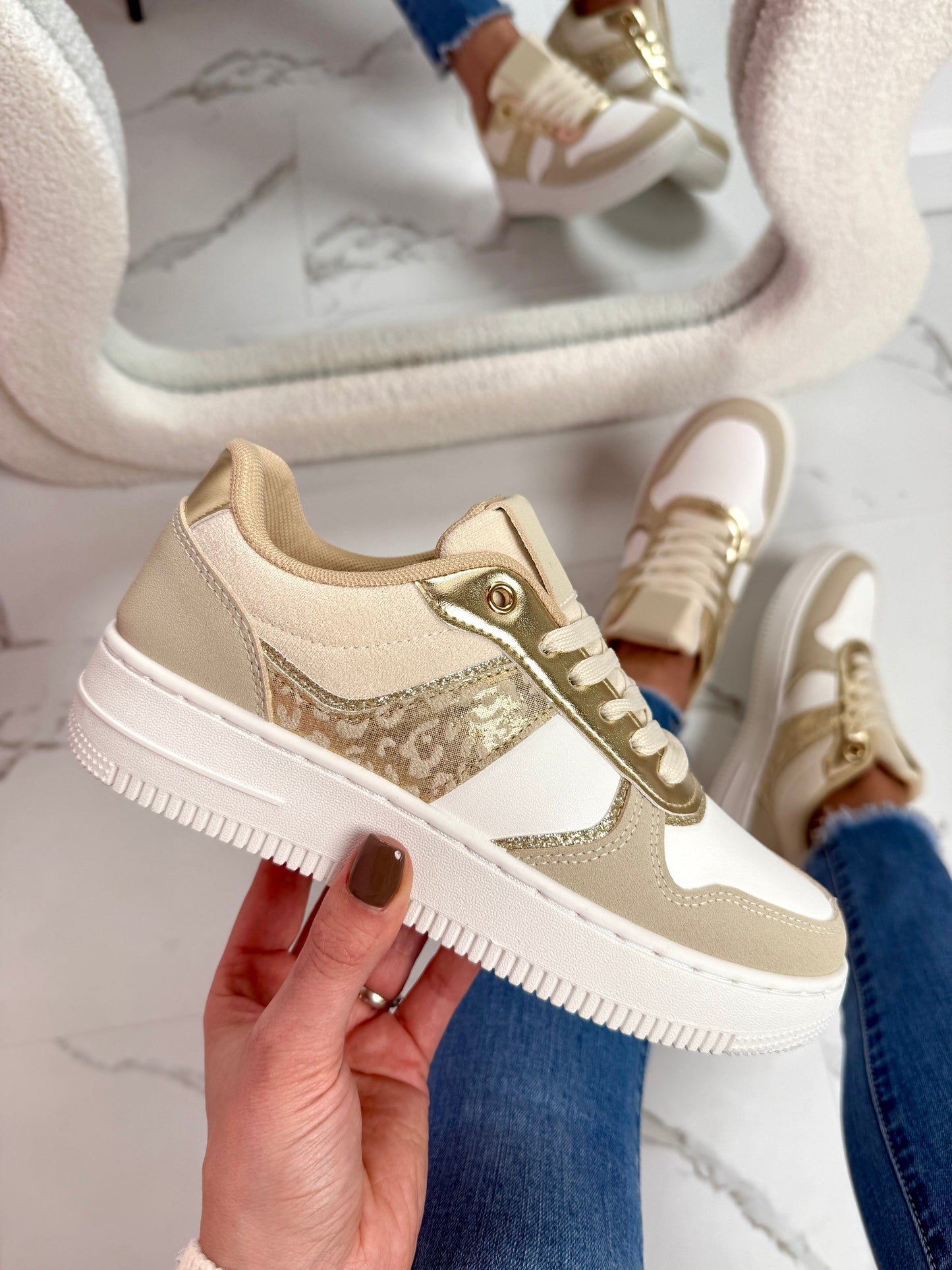 Lidya Beige Sneaker