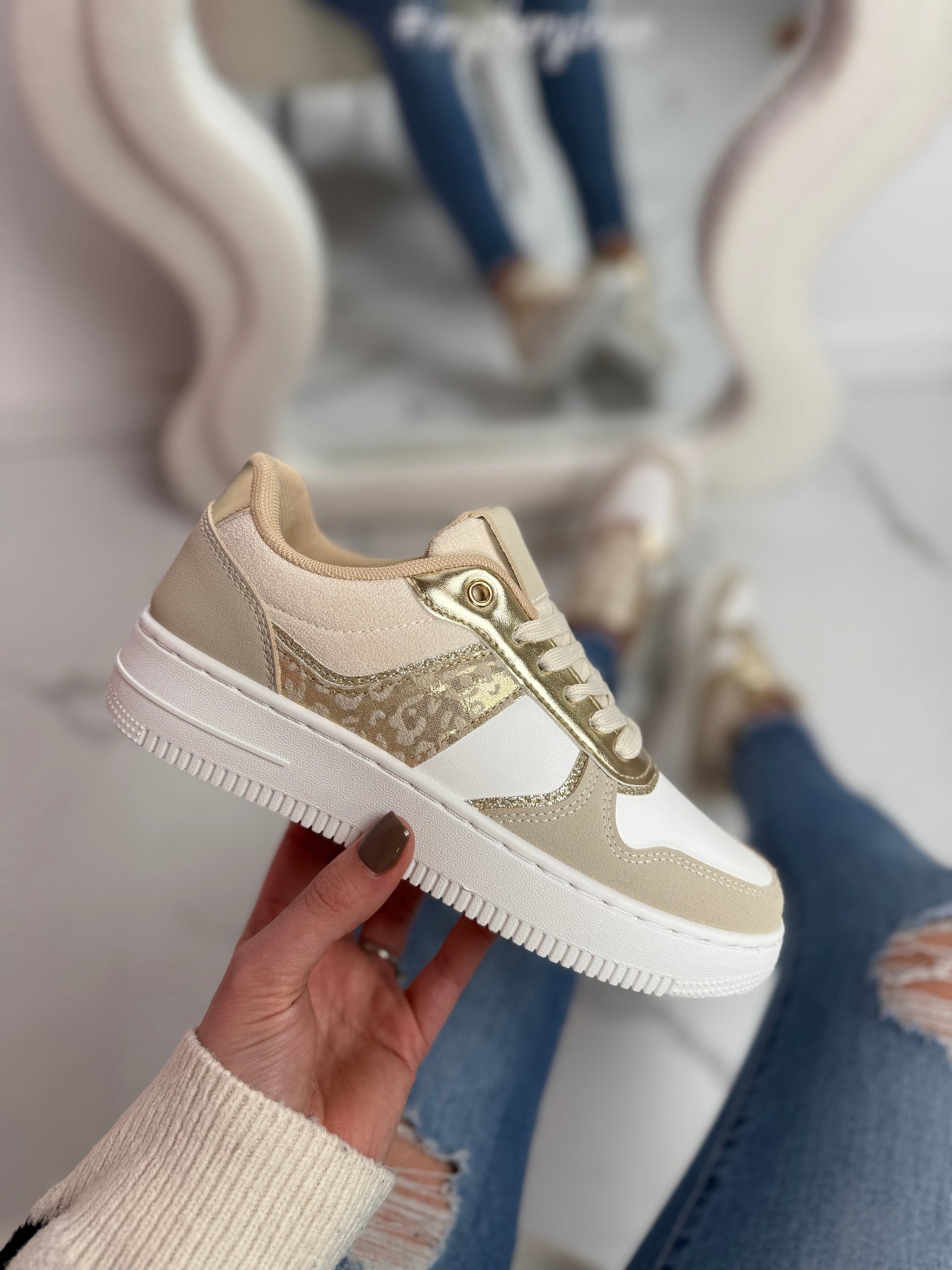 Lidya Beige Sneaker
