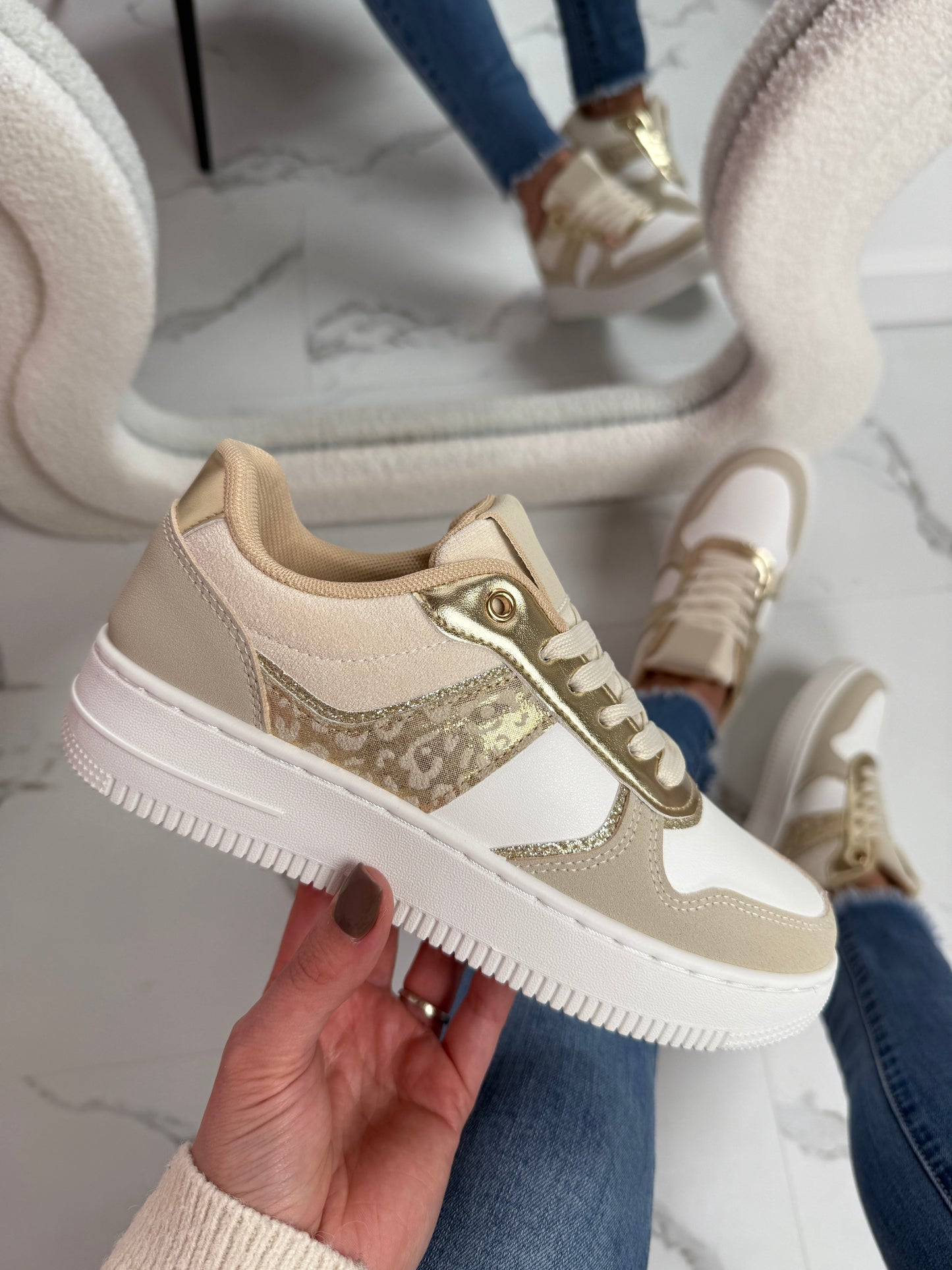 Lidya Beige Sneaker