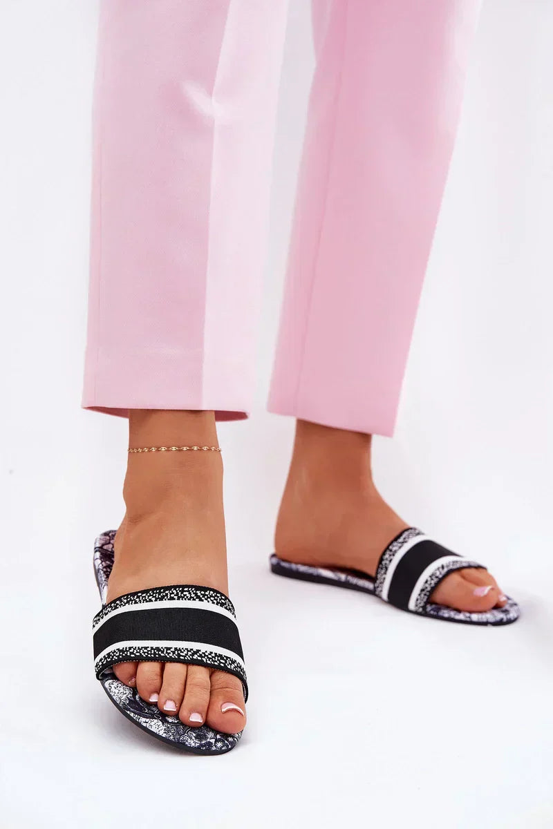 Sienna Black Slides
