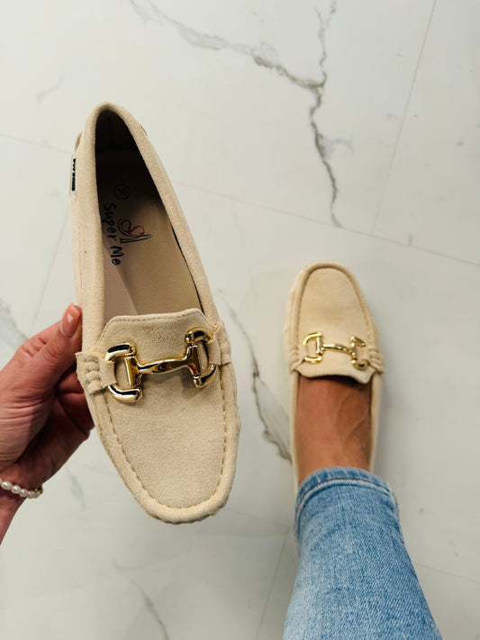 Selena Beige Loafer