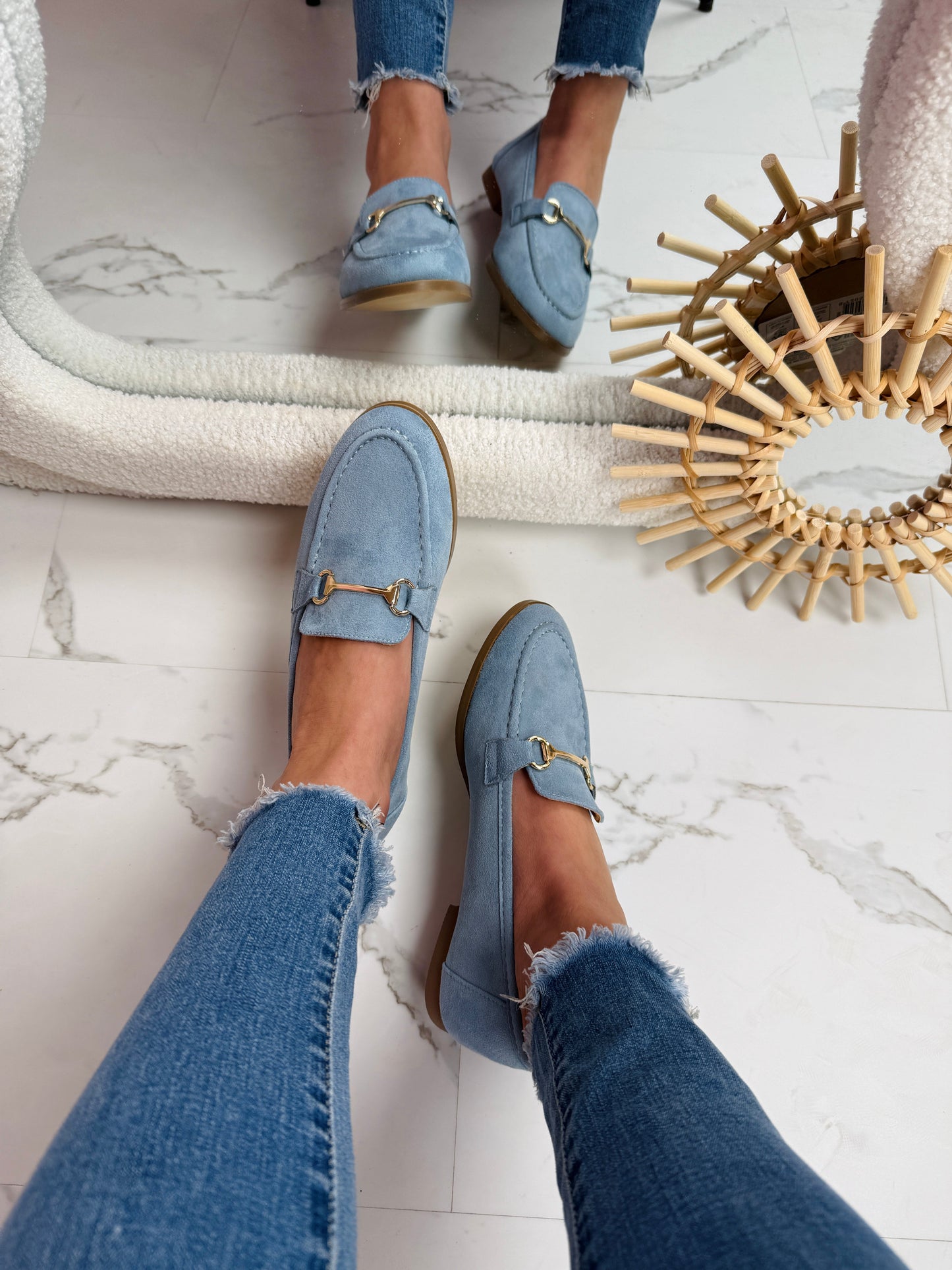 Blue H Loafer