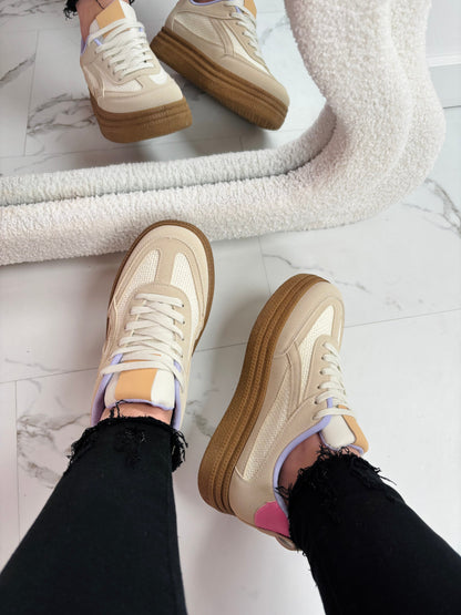 Rowy Beige Sneaker