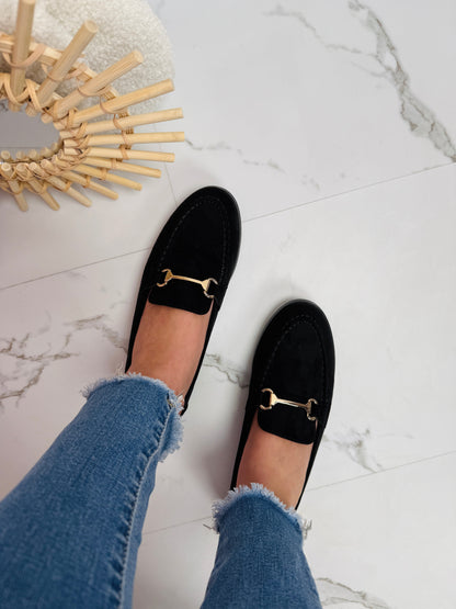 Black H Loafer