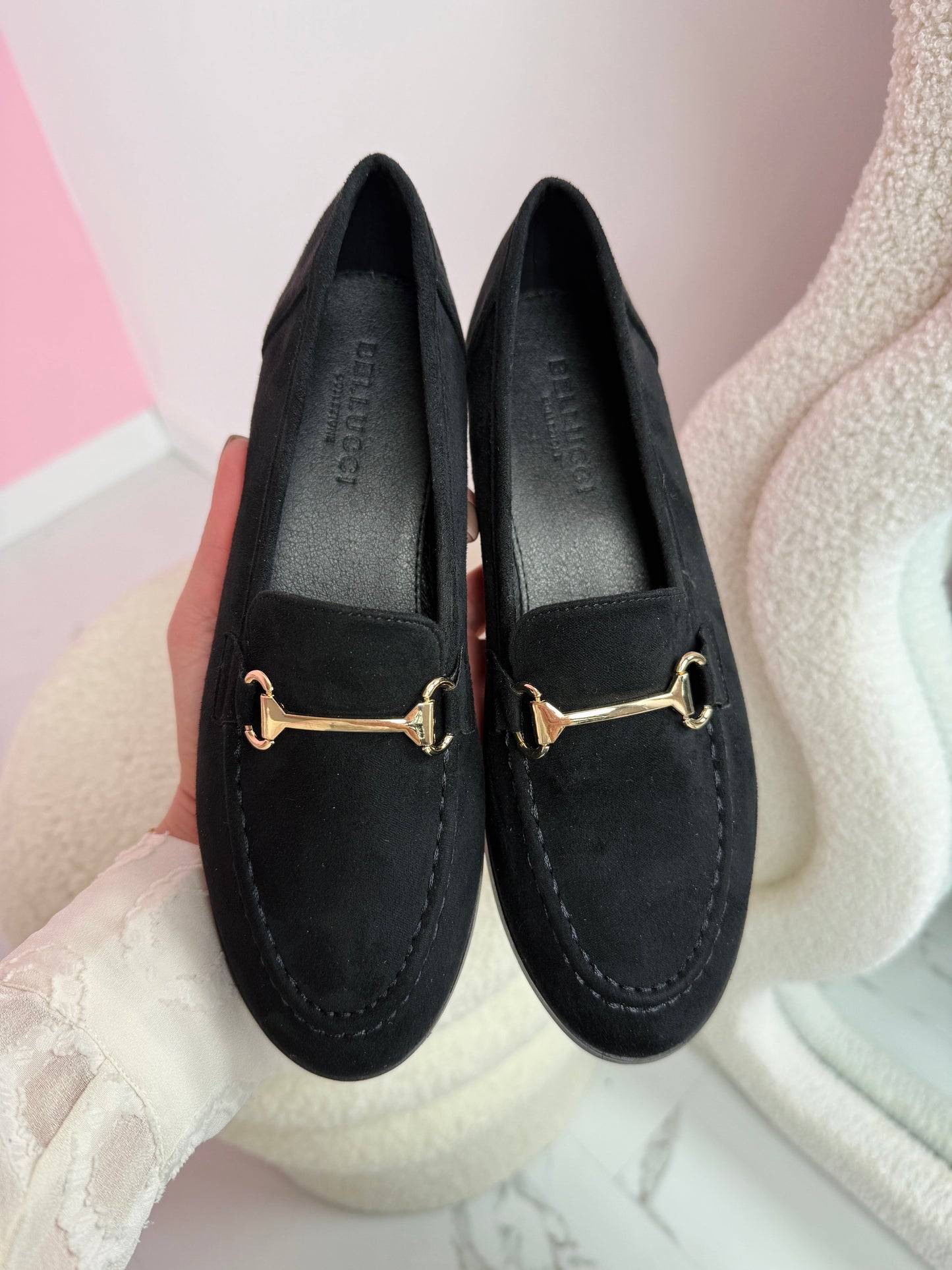 Black H Loafer