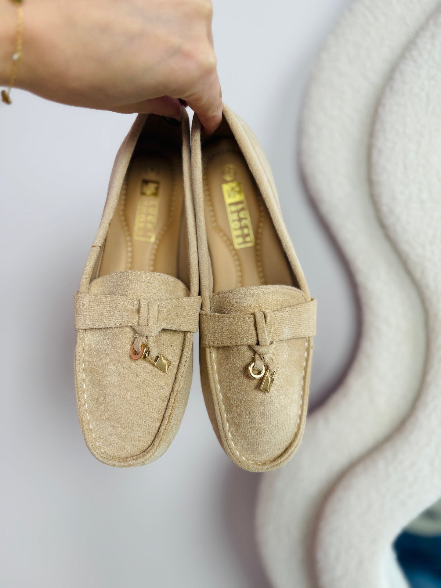 Gaby Beige Loafer