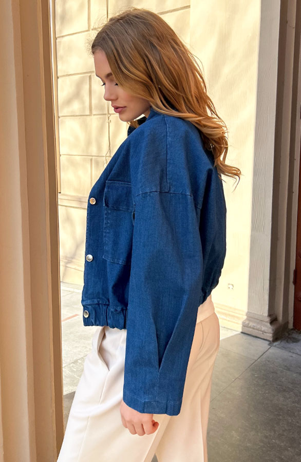 BOMBER JACKET DENIM