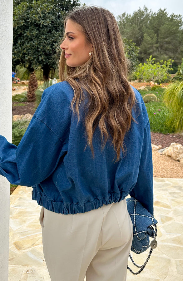 BOMBER JACKET DENIM