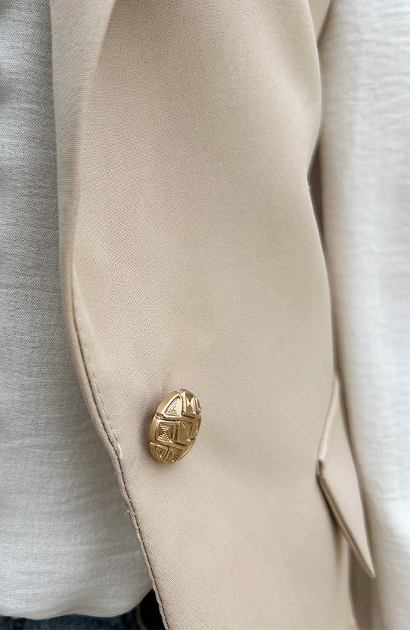 ELEGANT BLAZER GILET BEIGE