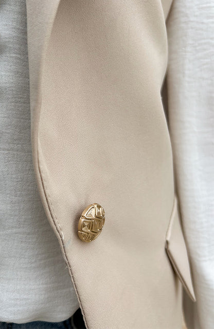 ELEGANT BLAZER GILET BEIGE