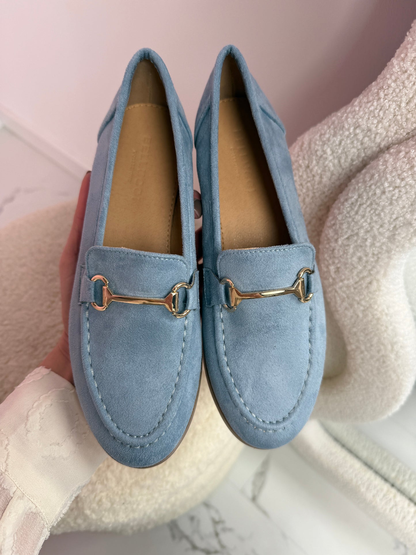 Blue H Loafer