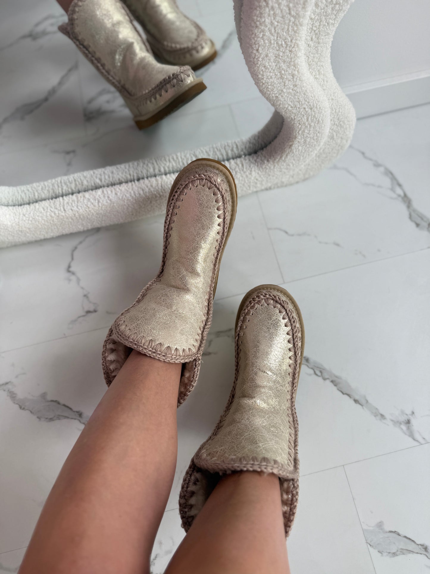 Semy Gold Boots