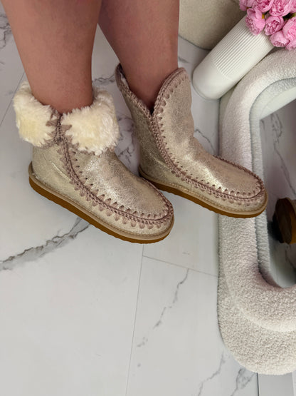 Semy Gold Boots