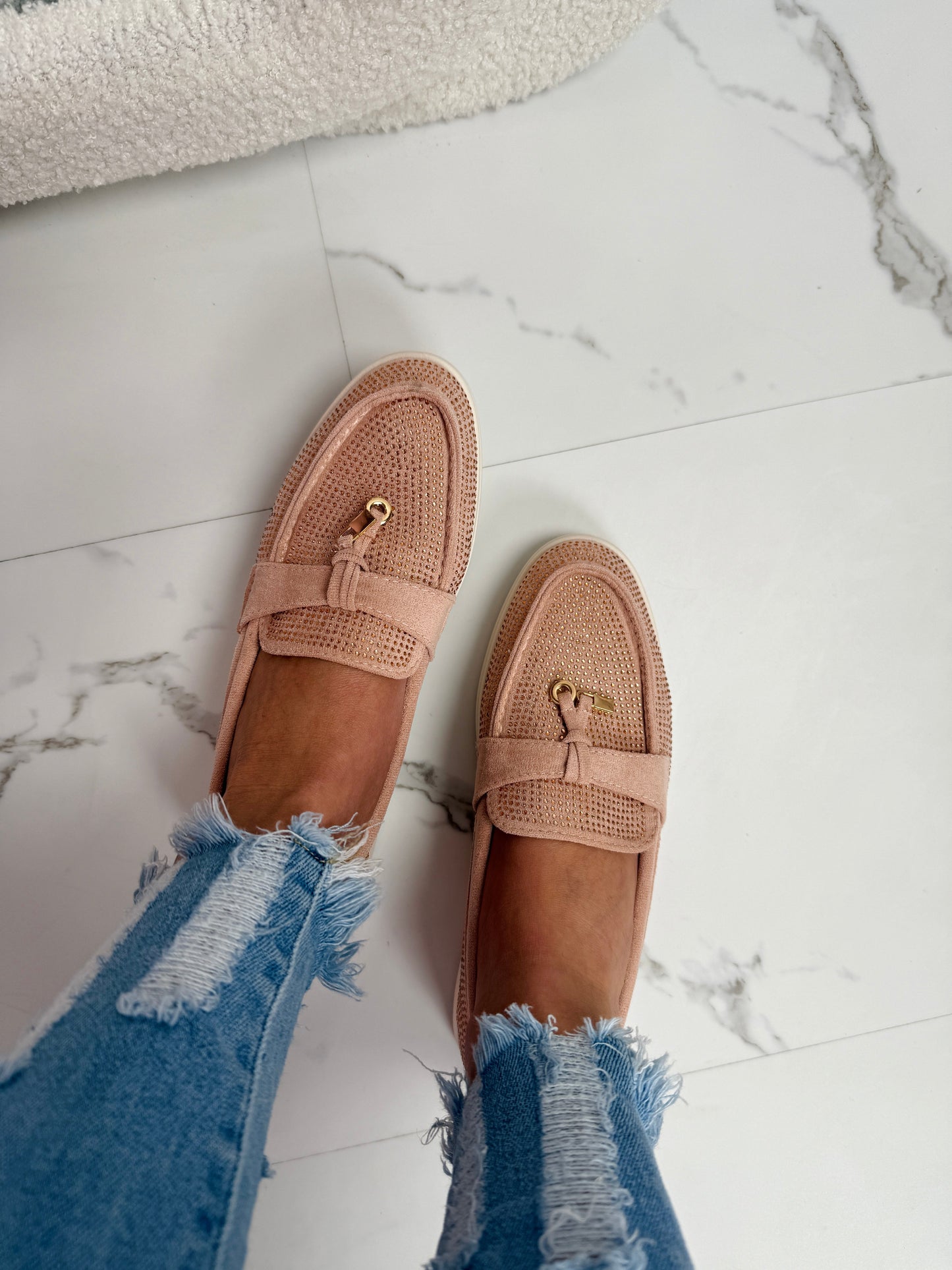 Shine Pink Loafer