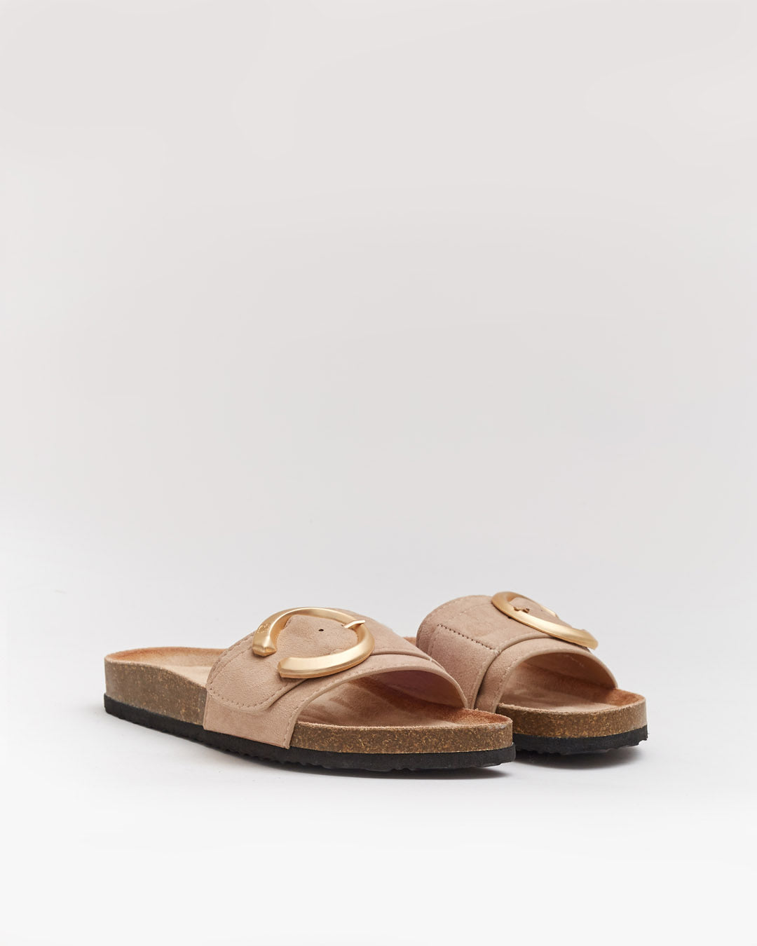 Malike Nude Slides – Bold Shape, Soft Comfort