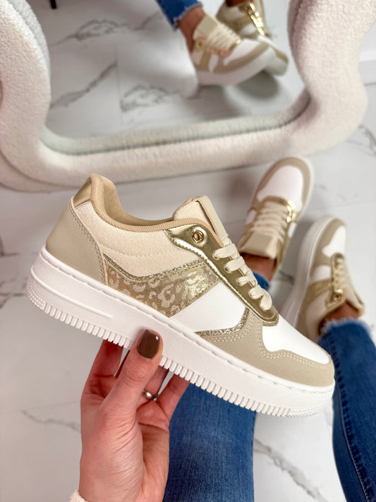 Lidya Beige Sneaker