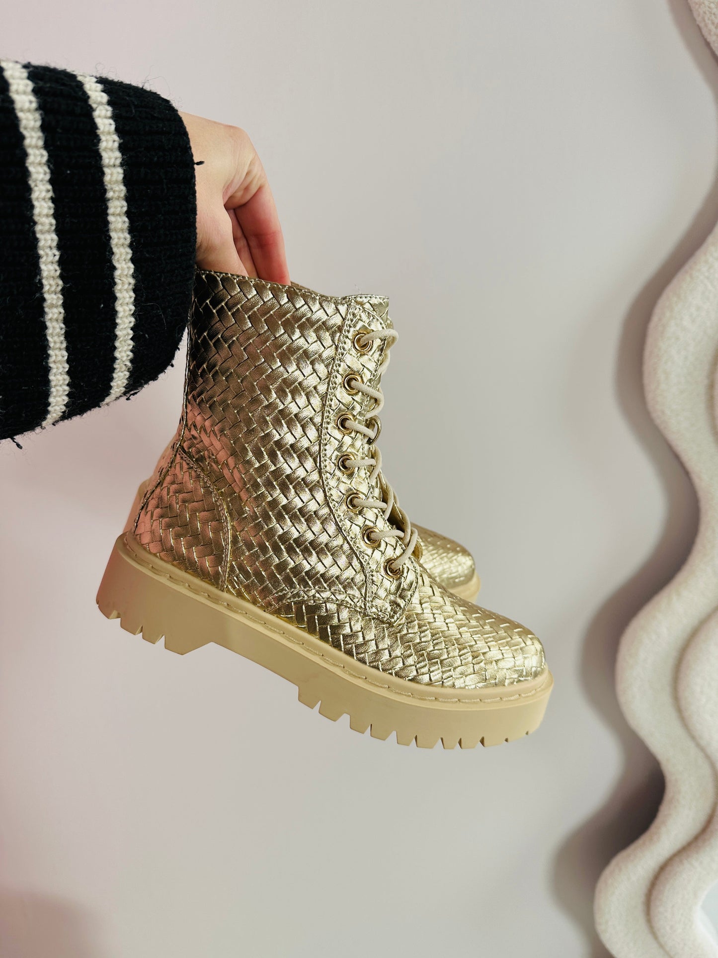 Martina Gold Boots