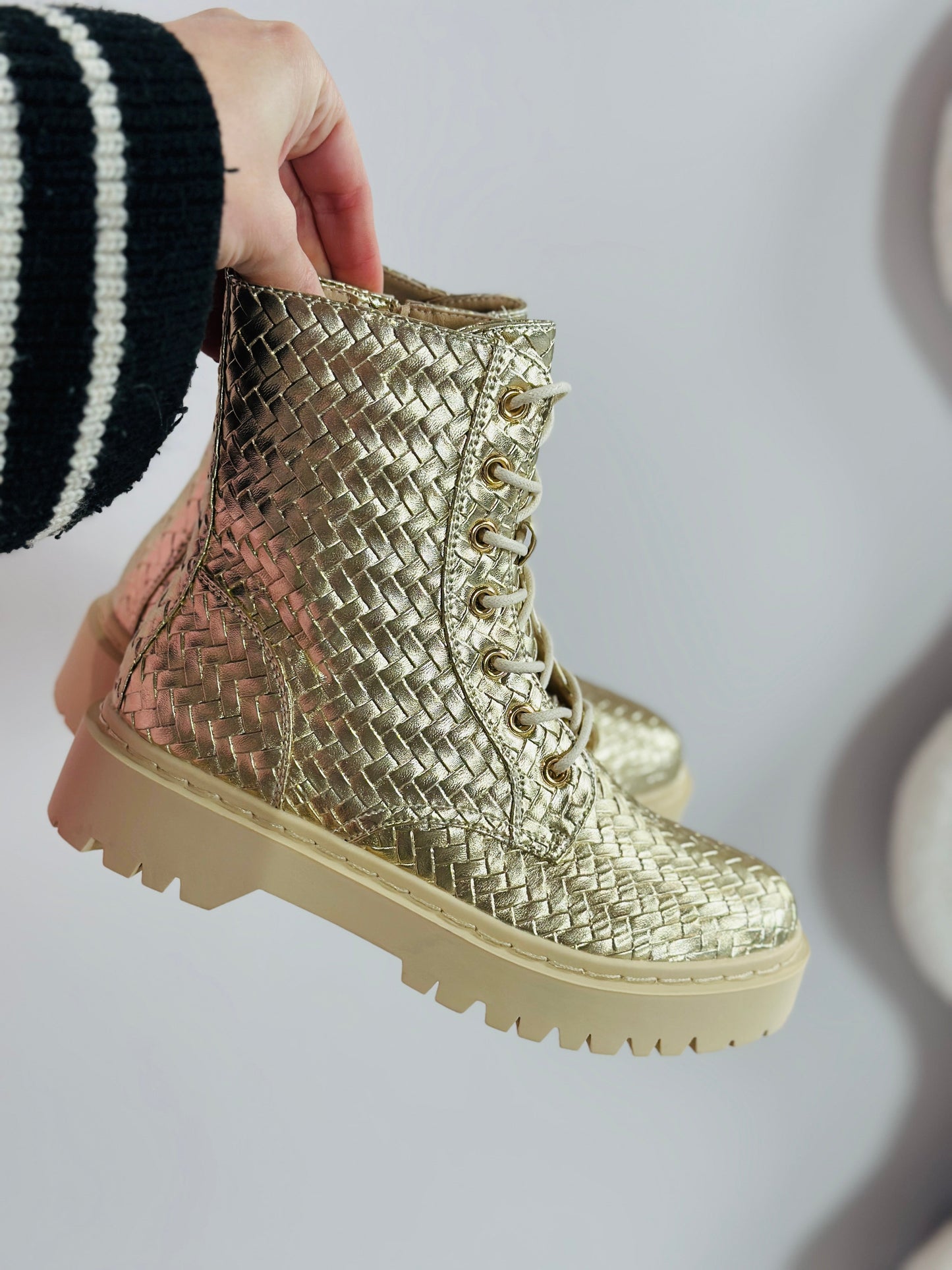 Martina Gold Boots