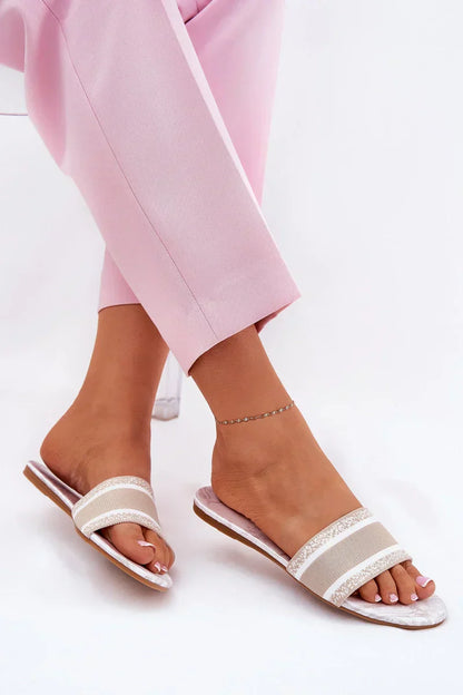 Sienna Beige Slides