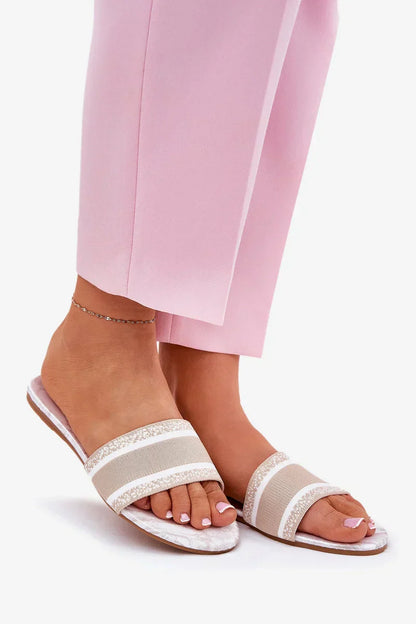 Sienna Beige Slides