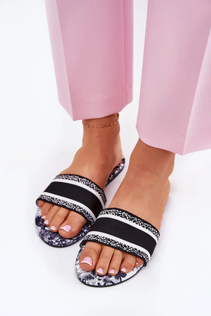 Sienna Black Slides
