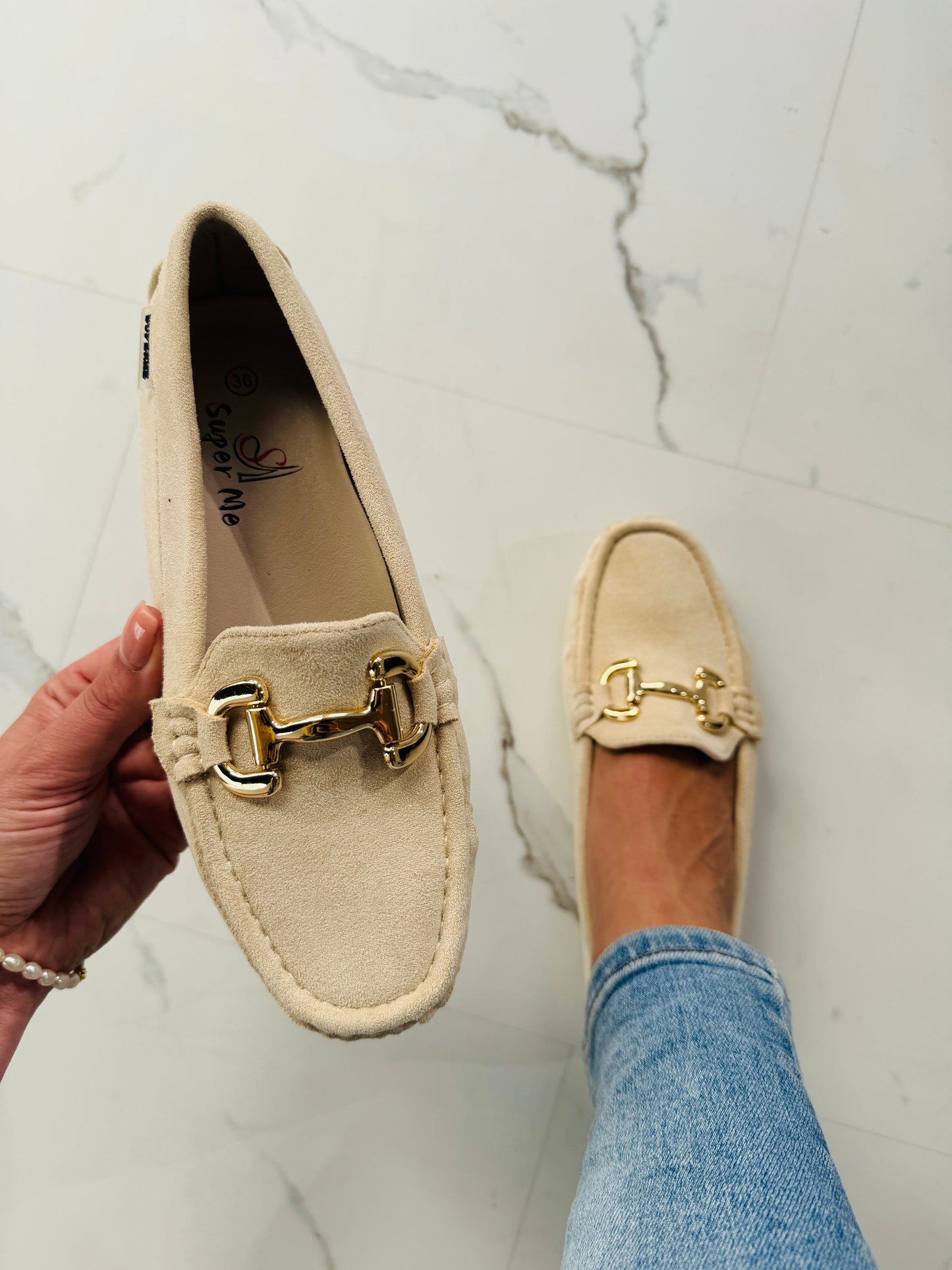 Selena Beige Loafer